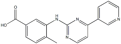 m843872 4-甲基-3[4(3-吡啶基-2-嘧啶基]氨基]苯甲酸 95%